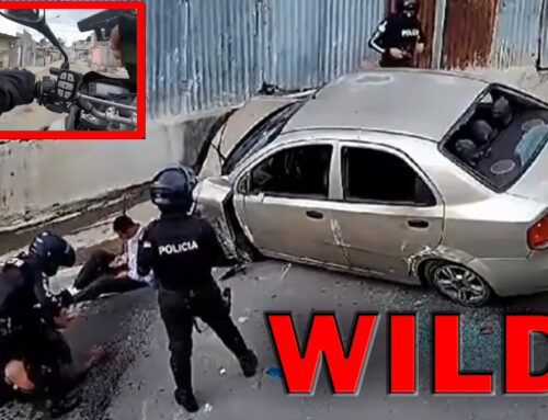 Ecuador Police Officers Save Hostage In Wild Shootout Pursuit On Video! LEO Round Table S10E14