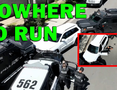 Long Pursuit And Standoff Finally End When Man Rushes Out Of Vehicle – LEO Round Table S10E118