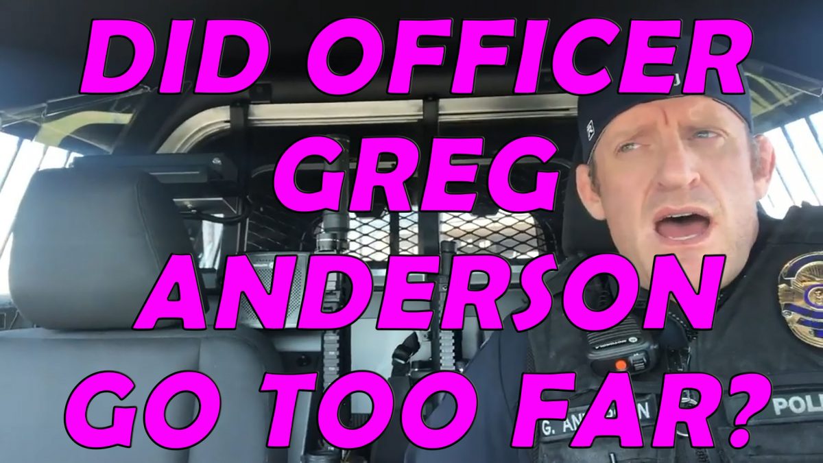 Did Port Of Seattle Police Officer Greg Anderson Go Too Far? Leo Round 